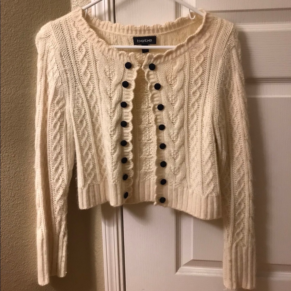 Bebe Cream Cardigan